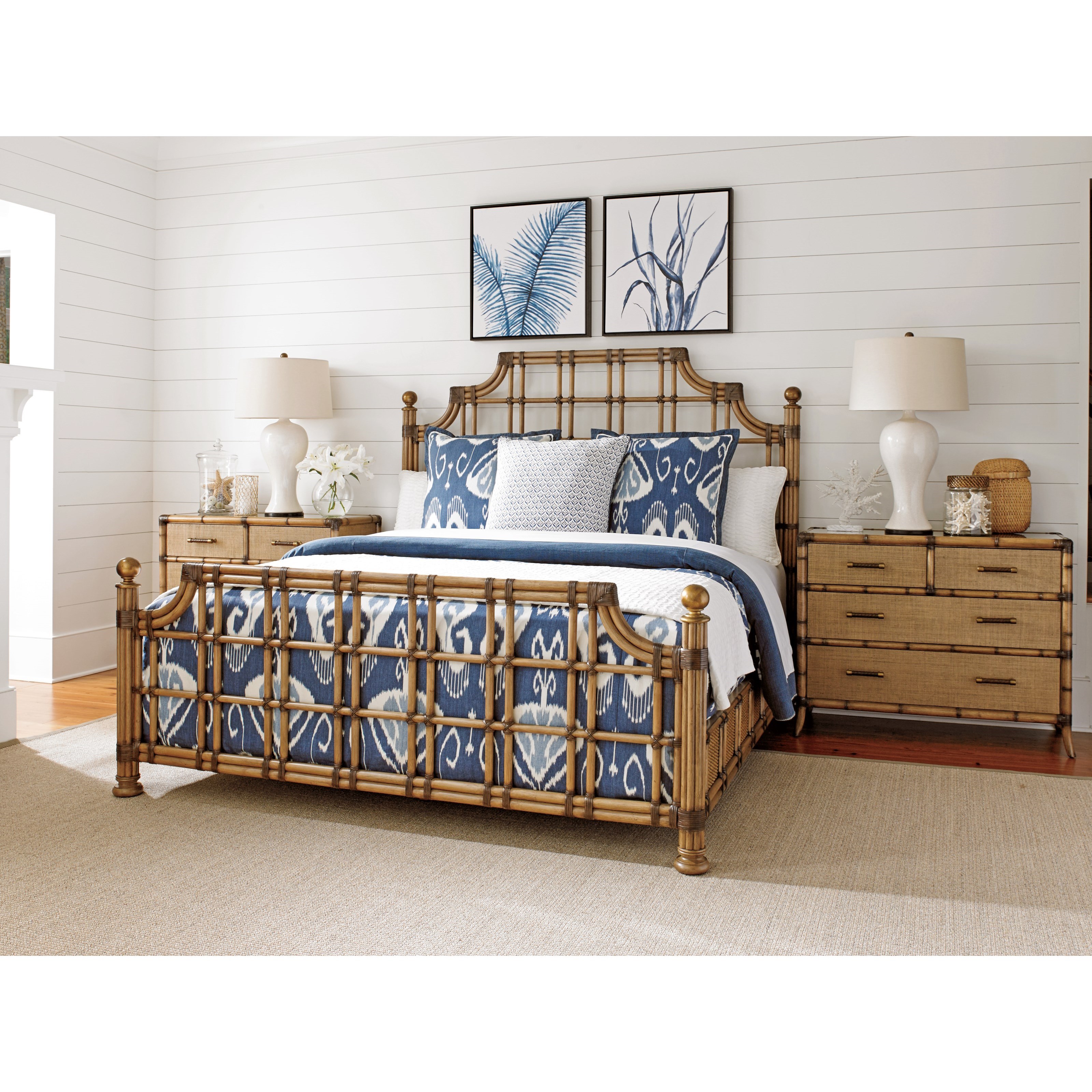 Twin discount rattan bed